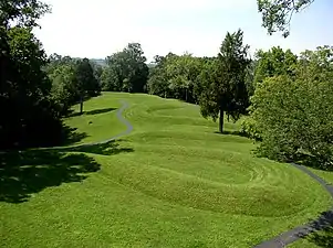 Serpent Mound dans l'Ohio.