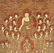 Peinture bouddhiste du XVIe siècle.