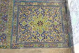 Autre détail du pishtak de la médersa Cher-Dor.