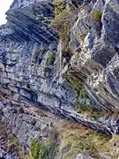 Chutes de la Siagne après la résurgence du Baïl.
