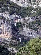 Confluence de la Siagne de la Pare et de la Siagne.