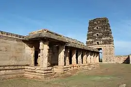 Temple de Madhavaraya Swamy à Gandikota. L'Hindouisme est une religion pratiquée par l'extrême majorité des habitants.