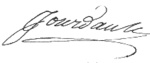 Signature de Jean-Baptiste Jourdan