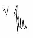Signature de Gerhart Baum