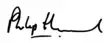 Signature de Philip Hammond