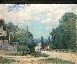 Route de Louveciennes (1873-1874)Bruxelles, musées royaux des beaux-arts de Belgique