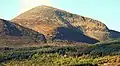 Slieve Donard (850&nbsp;m), dans les Mourne Mountains, point culminant de l'Irlande du Nord.
