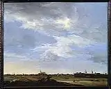 Château de Ilpenstein et le village Ilpendam, paint par Joris van der Haagen, (Musée du Louvre)