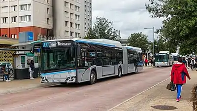 Solaris Urbino 18 GNV sur le 393.