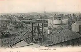 Vue d'ensemble sur la gare.