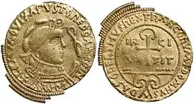 médaille frappée à Limoges en l'honneur de Dagobert Ier.