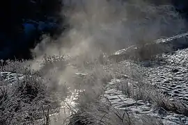 Source des Vignes en hiver