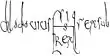 Signature de Clovis II