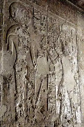 Hatchepsout et Pachet. Intérieur du spéos Artémidos