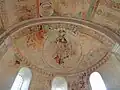 Spiez, église du château. Peintures romanes du chœur