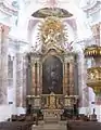 Vue du maître-autel de Johann Baptist Straub