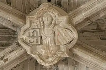 Sixième travée, un personnage.