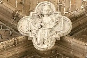 Huitième travée, la reine Jeanne.