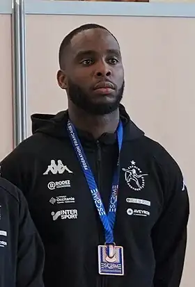 Sur le podium du championnat de France en 2023.