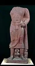 Kanishka I : Bodhisattvas de Kosambi, inscrit "An 2 de Kanishka" (129).