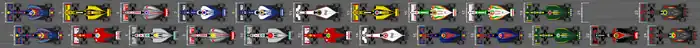Schéma de la grille de départ du Grand Prix