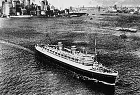 illustration de SS Nieuw Amsterdam (1937)