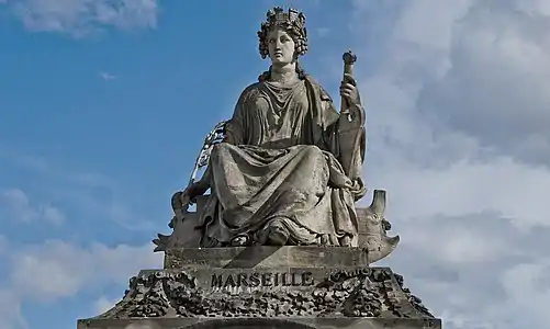 La Ville de Marseille (1836), Paris, place de la Concorde.