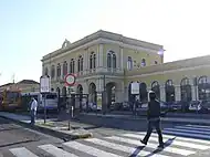La gare centrale de Catane.