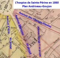 Ste-Périne sur plan de 1860.