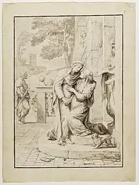 La Visitation, 1650, musée des Beaux-Arts de Lyon.