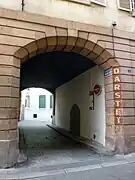 Passage vers la rue du Ciel, entre les nos&nbsp;1 et 3.