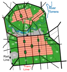 Plan de la ville.