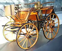Voiture hippomobile Daimler Motorkutsche, 1886