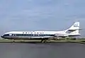 Caravelle VI-N d'Aéro tour immatriculée F-BYCY à Orly le 23 novembre 1980