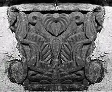 Palmette à flammes Shunga, Ier&nbsp;siècle&nbsp;av. J.-C., Bodh Gaya.