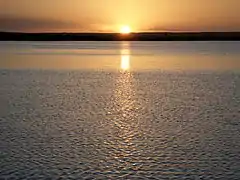 Barrage de Kenadsa près de Béchar.