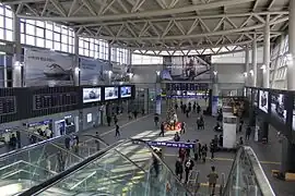 Le hall de la gare, en 2016.