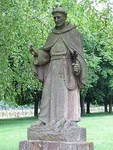Statue de saint Antoine.