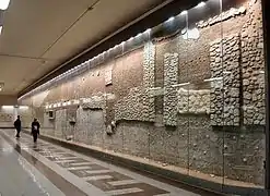 Coupe du substrat urbain.