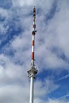 TDF Limeux&nbsp;; émetteur antenne 1, pylône haubané en 2016
