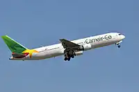 TJ-CAC, avion de la Cameroun air compagnie.