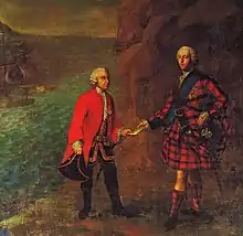 Antoine Walsh (1703-1763) et le prince Charles Édouard Stuart.