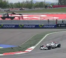 Photo de Takuma Satō au GP d'Espagne 2008, ultime course de l'écurie