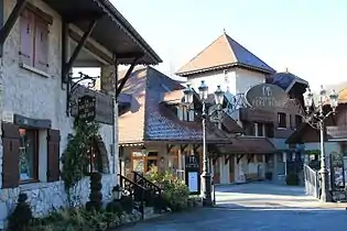 Un des hôtels-restaurants renommés.