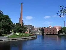 Tammerkoski au nord.