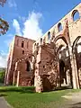 Ruines de la Cathédrale catholique de Tartu, endommagée pendant la Réforme protestante.
