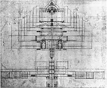 Plan du sanctuaire, par Andrea Palladio.