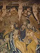 Tenture de la collégiale Saint-Barnard (détail)