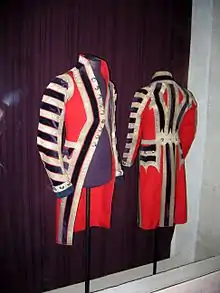 Tenue des domestiques, exposée dans le petit Trianon