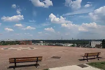Vue de la terrasse du Fécheray.